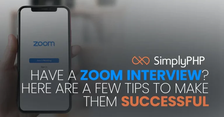 Have a Zoom interview? Here are a few tips to make them successful