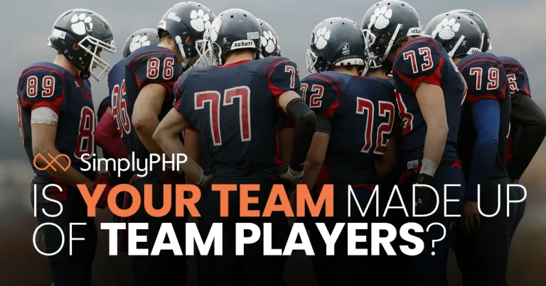 Is your team made up of team players